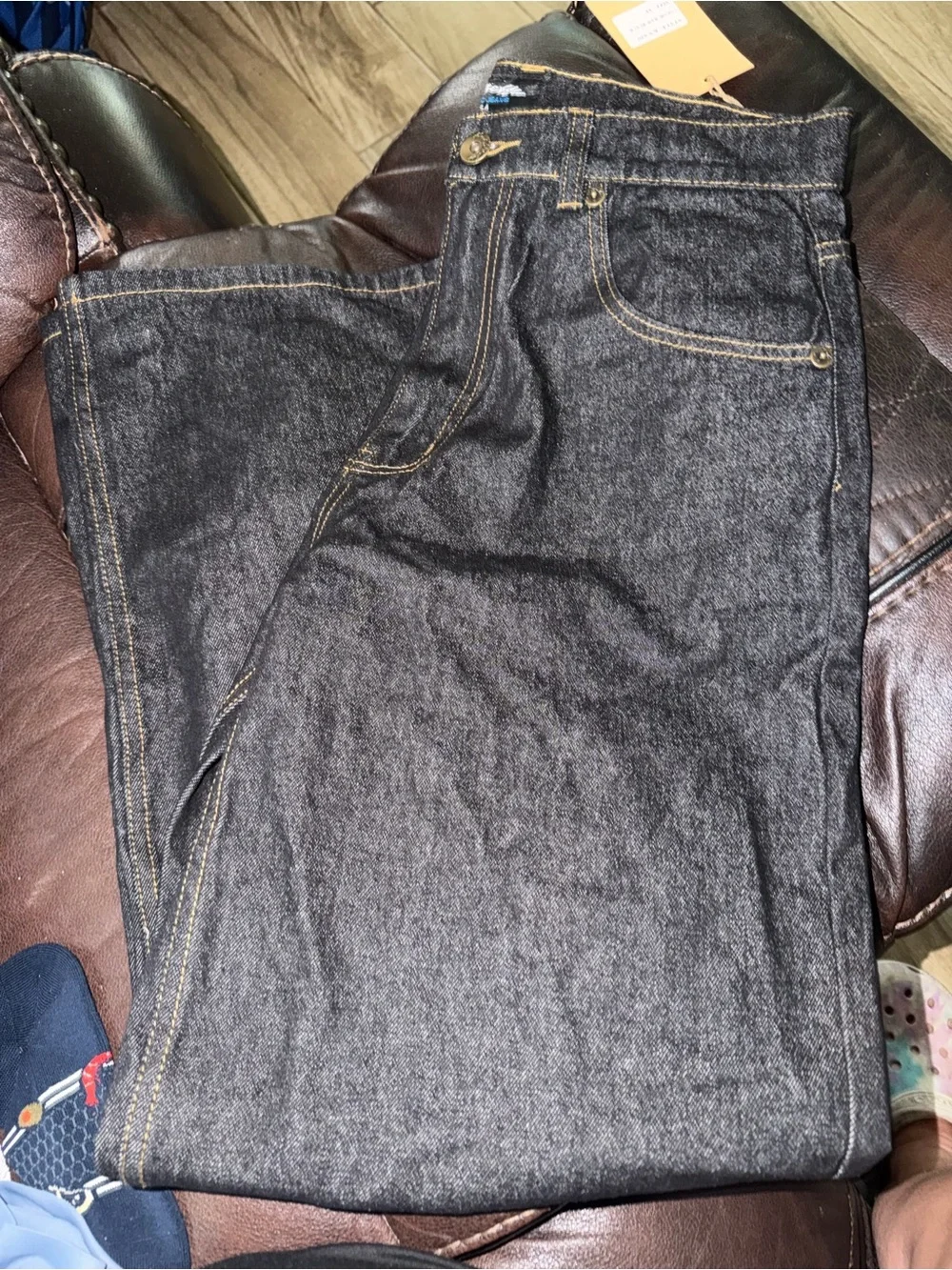 Raw Black Jeans Tag - Style KN 620 Size 34